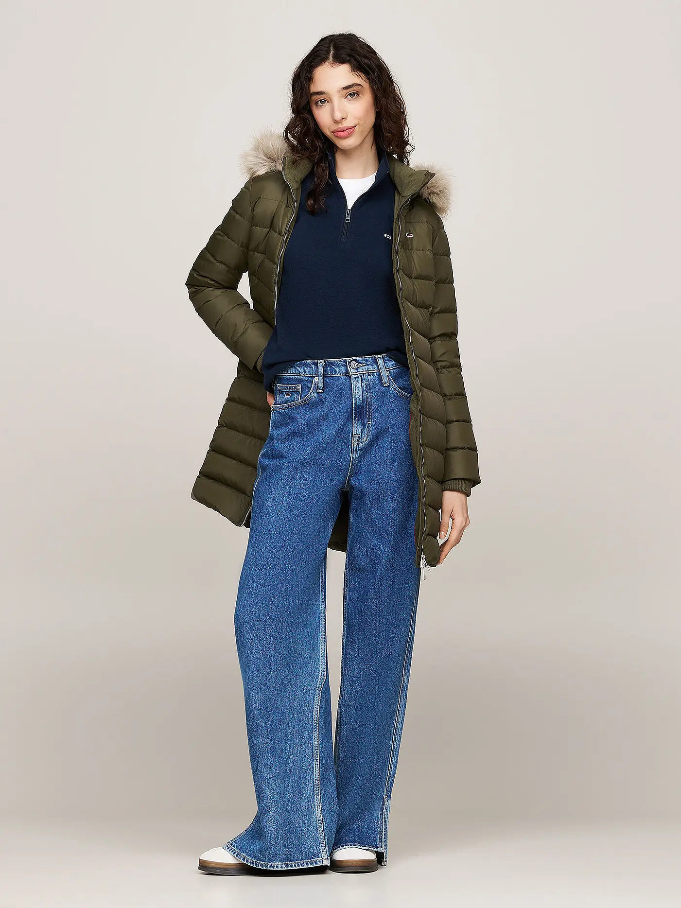 TOMMY JEANS | Steppmantel | olive